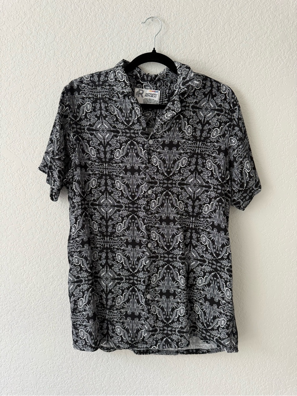 Refinery Republic Paisley Print Short-Sleeve Shirt